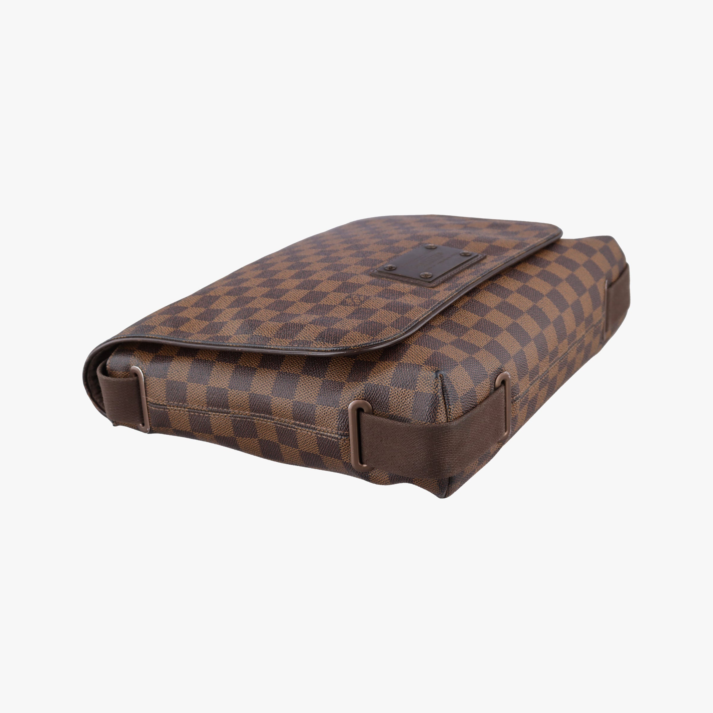 Secondhand Louis Vuitton BROOKLYN MM EBENE Damier Canvas N51211 shoulderbag | stylenewstar