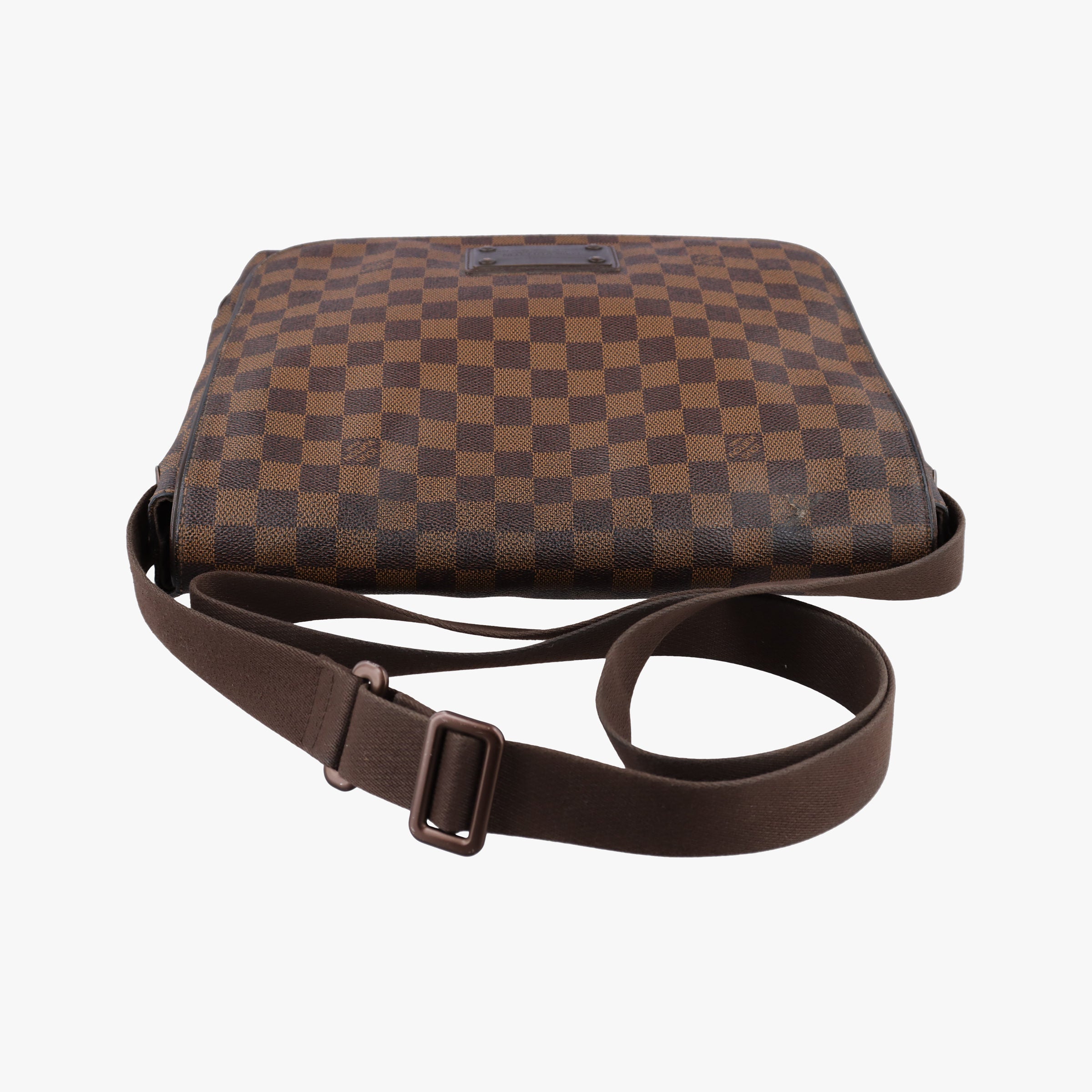 Secondhand Louis Vuitton BROOKLYN MM EBENE Damier Canvas N51211 shoulderbag | stylenewstar