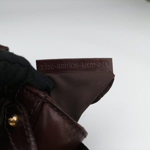 Pre-owned Fendi Zucchino Borsa Brown canvas×leather 8BR429 shoulderbag | stylenewstar