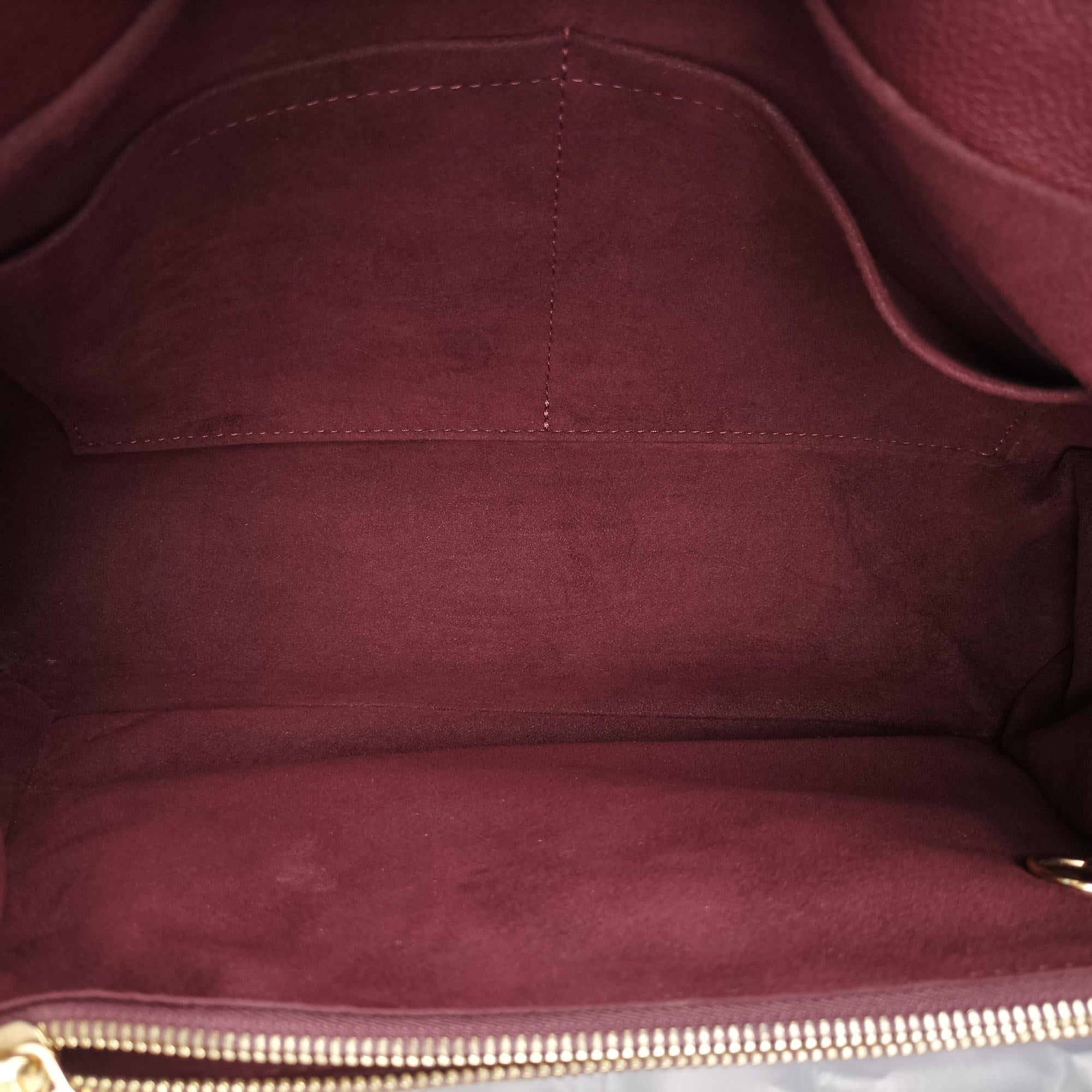 Vintage Louis Vuitton OLYMPE Brown×QUETSCHE Monogram Canvas×calf leather M40926 handbag | stylenewstar