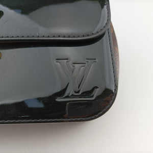 Pre-owned Louis Vuitton Cherrywood BB brown×black Monogram Canvas×Vernis M51953 shoulderbag | stylenewstar