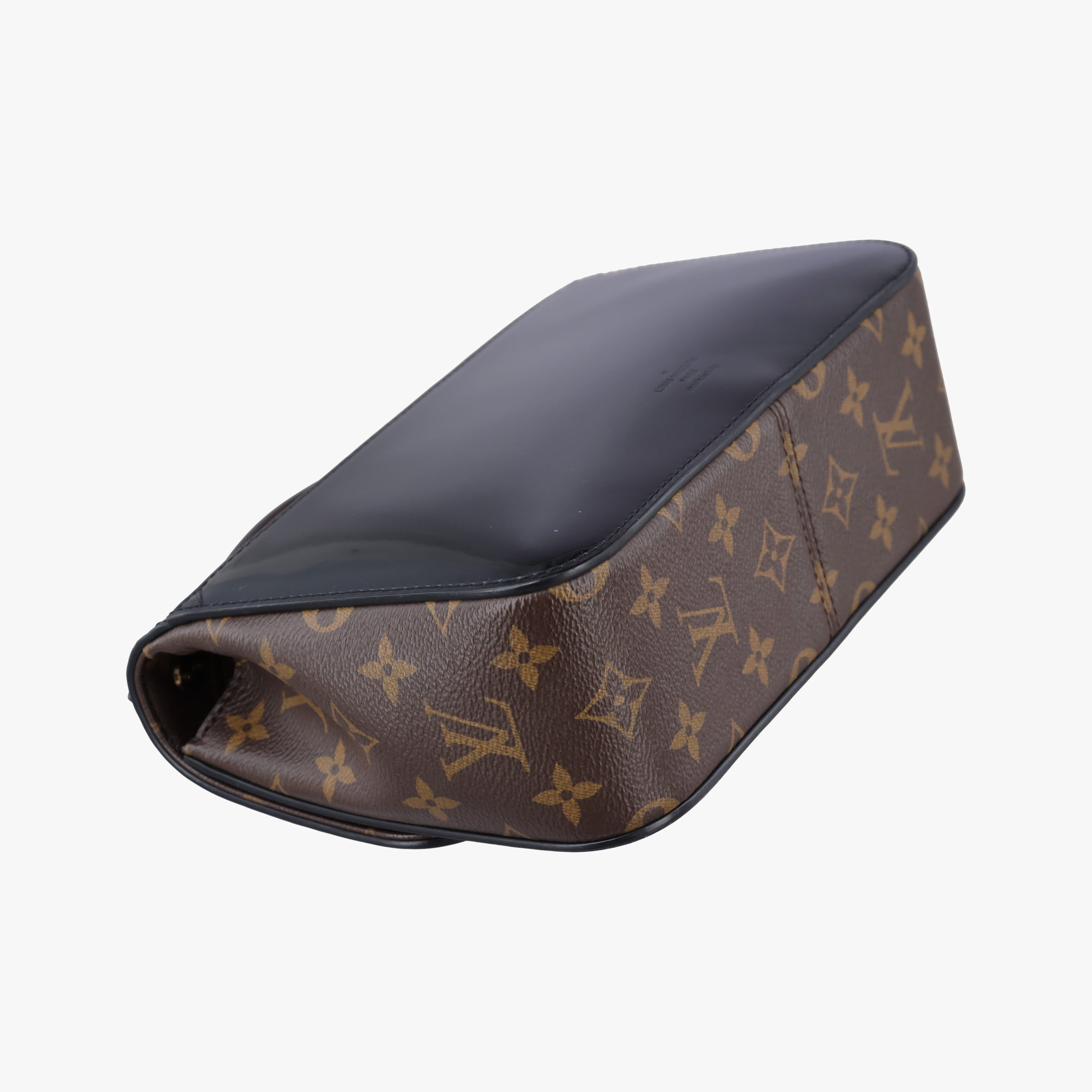 Pre-owned Louis Vuitton Cherrywood BB brown×black Monogram Canvas×Vernis M51953 shoulderbag | stylenewstar