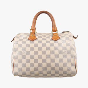 Pre-owned Louis Vuitton Speedy 25 AZUR Damier Canvas N41534 handbag | stylenewstar