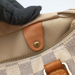 Pre-owned Louis Vuitton Speedy 25 AZUR Damier Canvas N41534 handbag | stylenewstar
