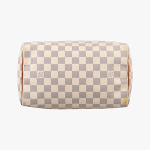 Pre-owned Louis Vuitton Speedy 25 AZUR Damier Canvas N41534 handbag | stylenewstar