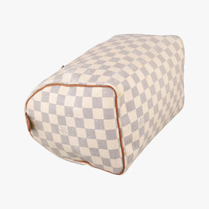Pre-owned Louis Vuitton Speedy 25 AZUR Damier Canvas N41534 handbag | stylenewstar