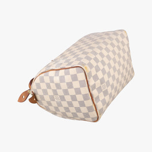 Pre-owned Louis Vuitton Speedy 25 AZUR Damier Canvas N41534 handbag | stylenewstar