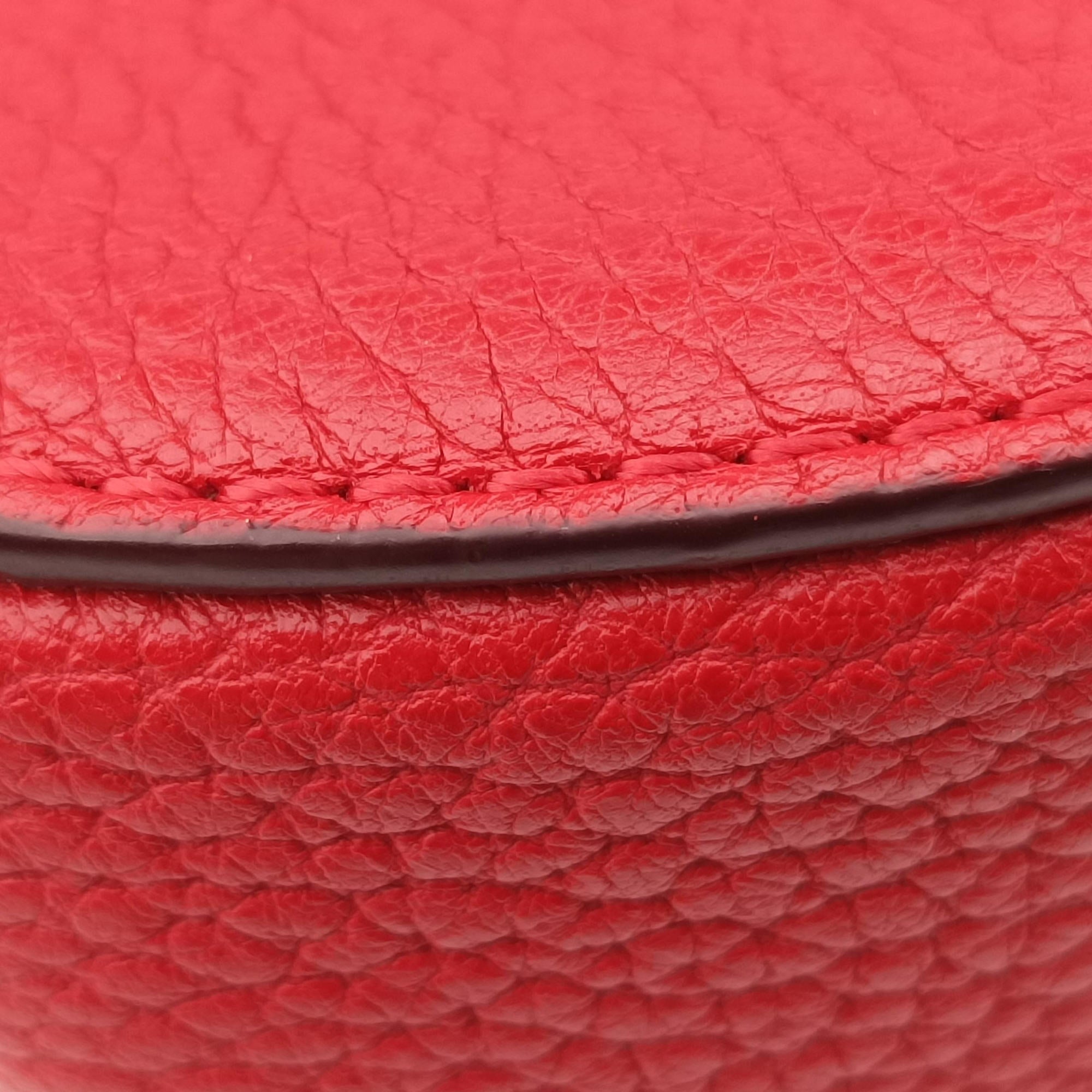 Pre-owned Chloe DREW Red Leather  shoulderbag | stylenewstar