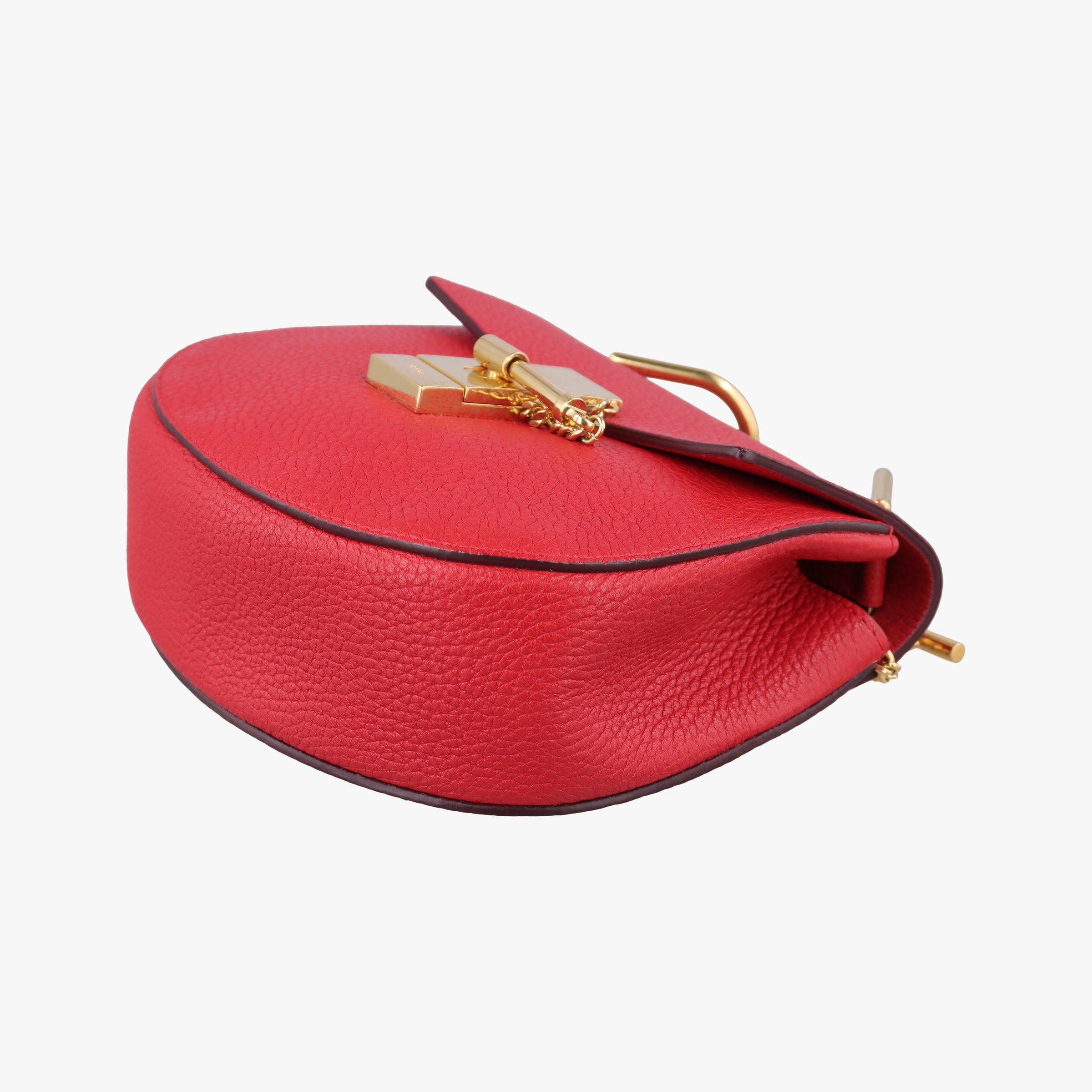 Pre-owned Chloe DREW Red Leather  shoulderbag | stylenewstar