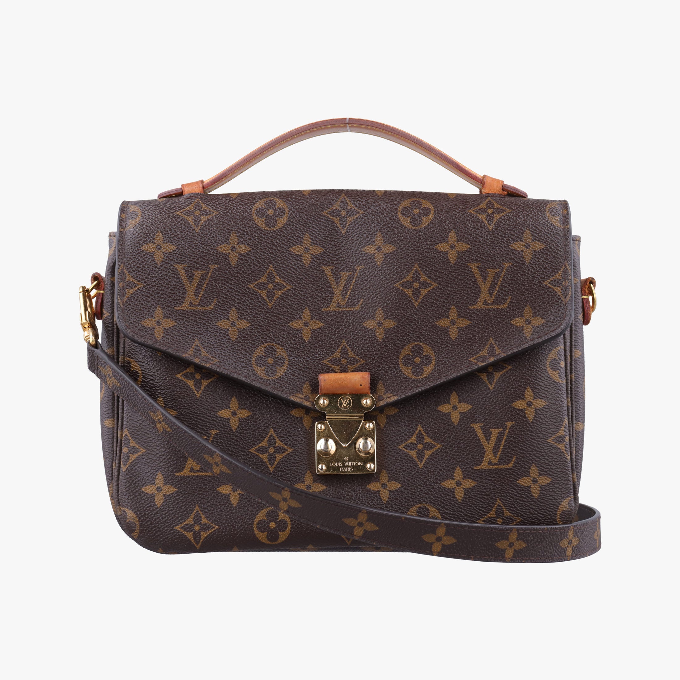 Pre-owned Louis Vuitton Pochette Metis MM Brown Monogram Canvas M44875 shoulderbag | stylenewstar