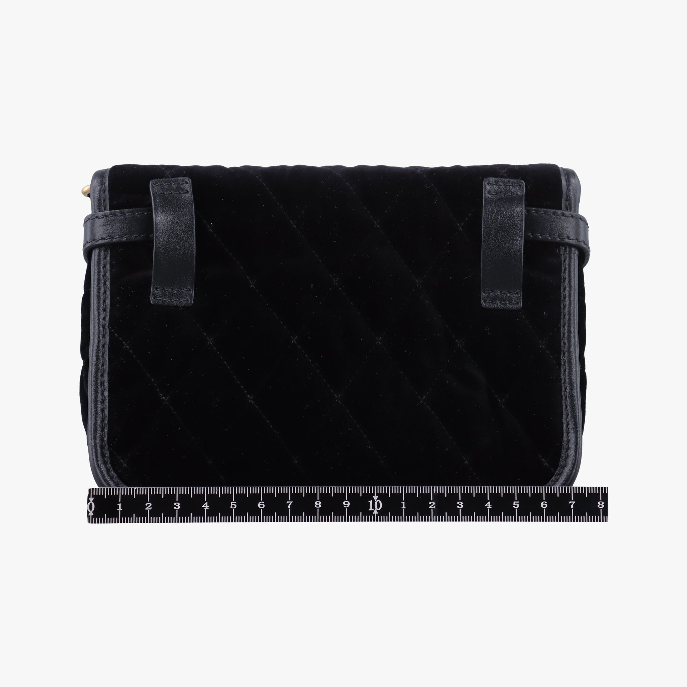 Secondhand Prada Impuntu Velluto Corsaire Black Velvet×Calf Leather  bum bag/waist bag | stylenewstar