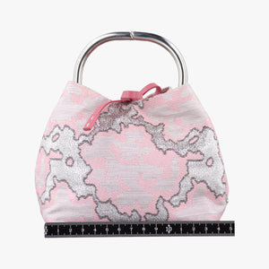 Pre-owned Prada Brocade Pink Silk  handbag | stylenewstar