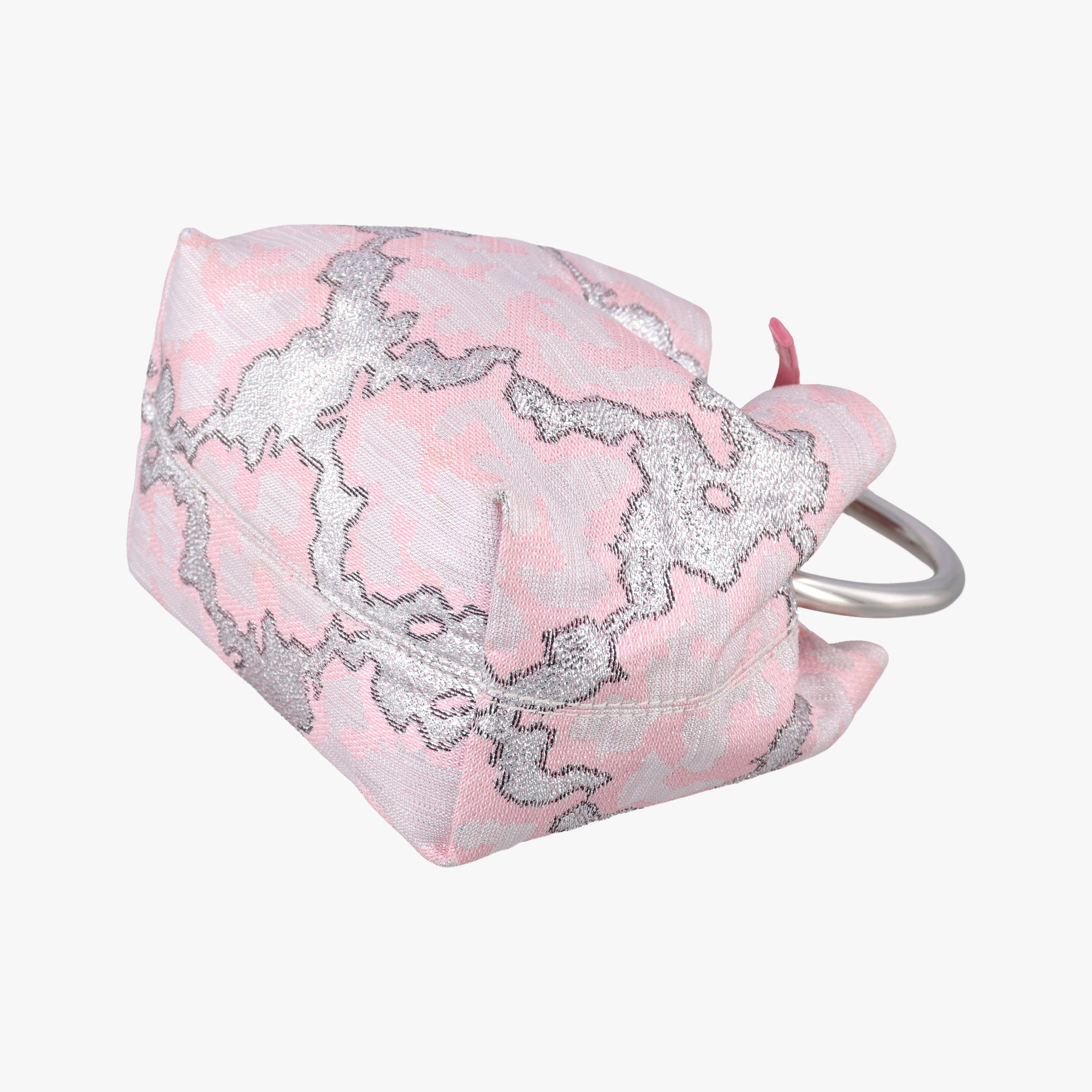 Pre-owned Prada Brocade Pink Silk  handbag | stylenewstar