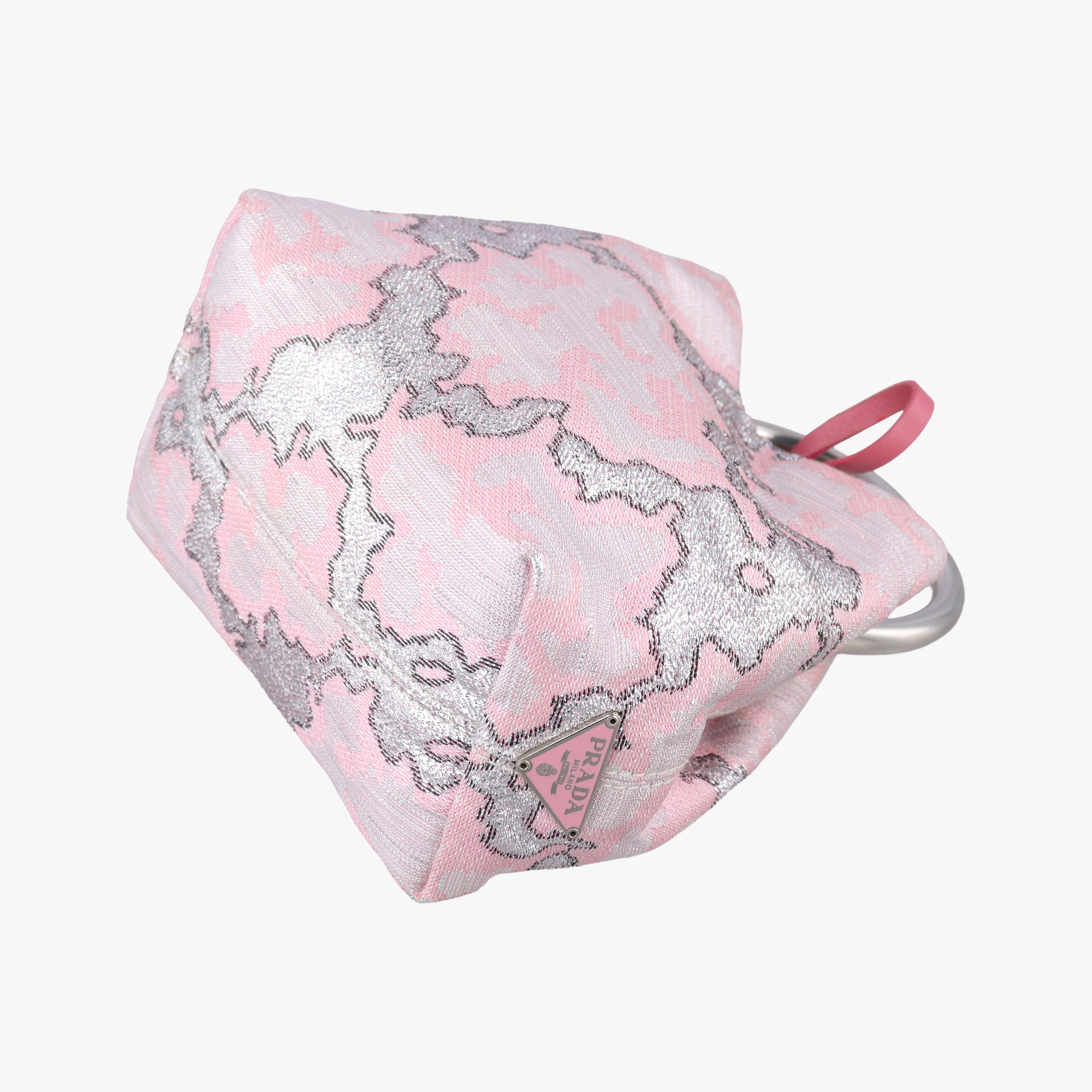 Pre-owned Prada Brocade Pink Silk  handbag | stylenewstar