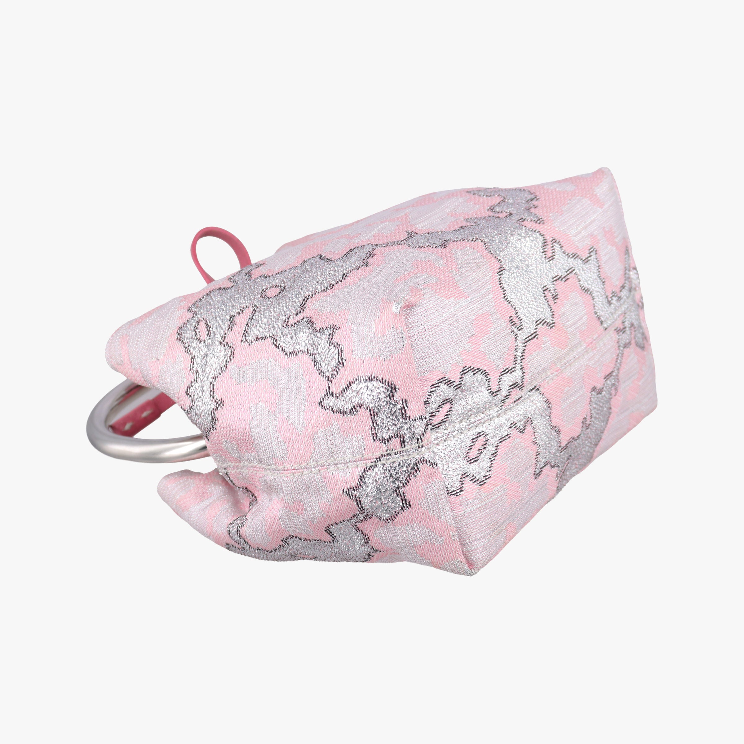 Pre-owned Prada Brocade Pink Silk  handbag | stylenewstar