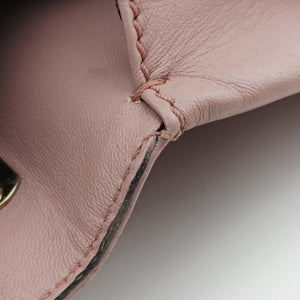 Pre-owned Valentino Rockstud Va Va Voom  Pink Leather  shoulderbag | stylenewstar