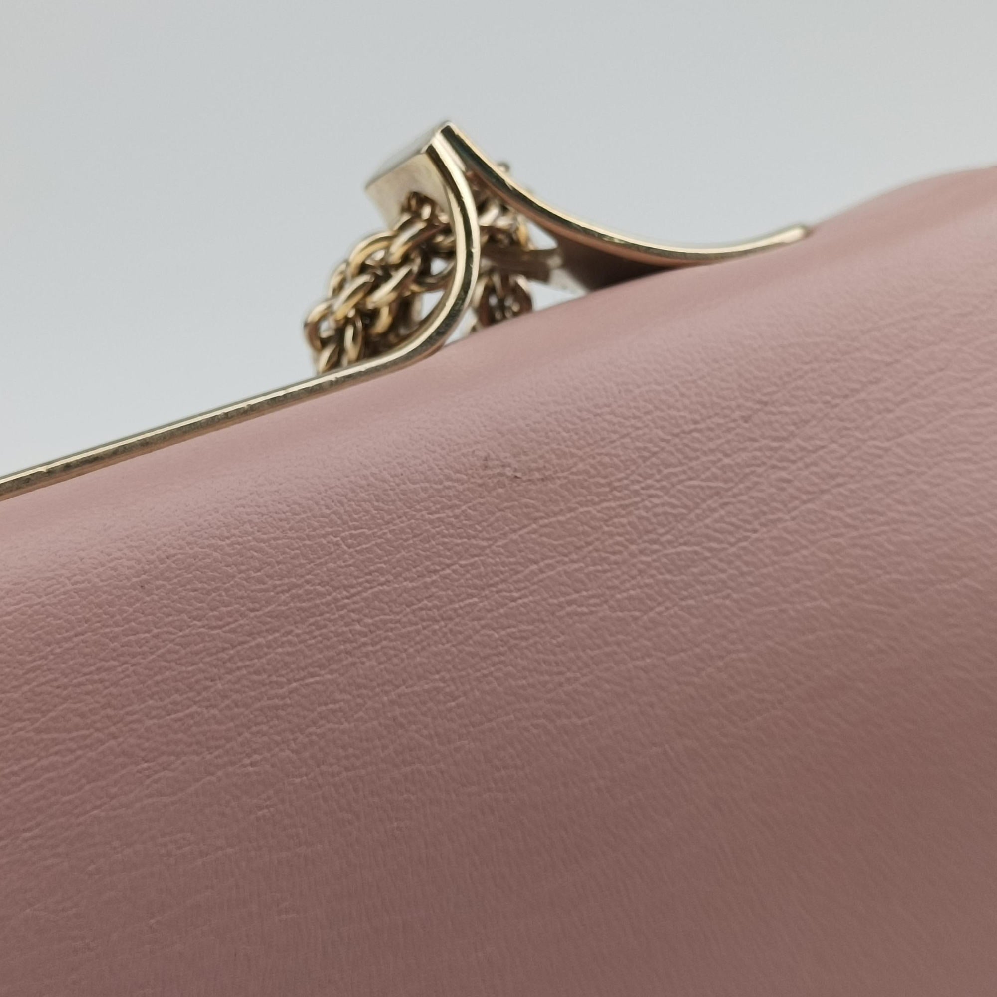 Pre-owned Valentino Rockstud Va Va Voom  Pink Leather  shoulderbag | stylenewstar