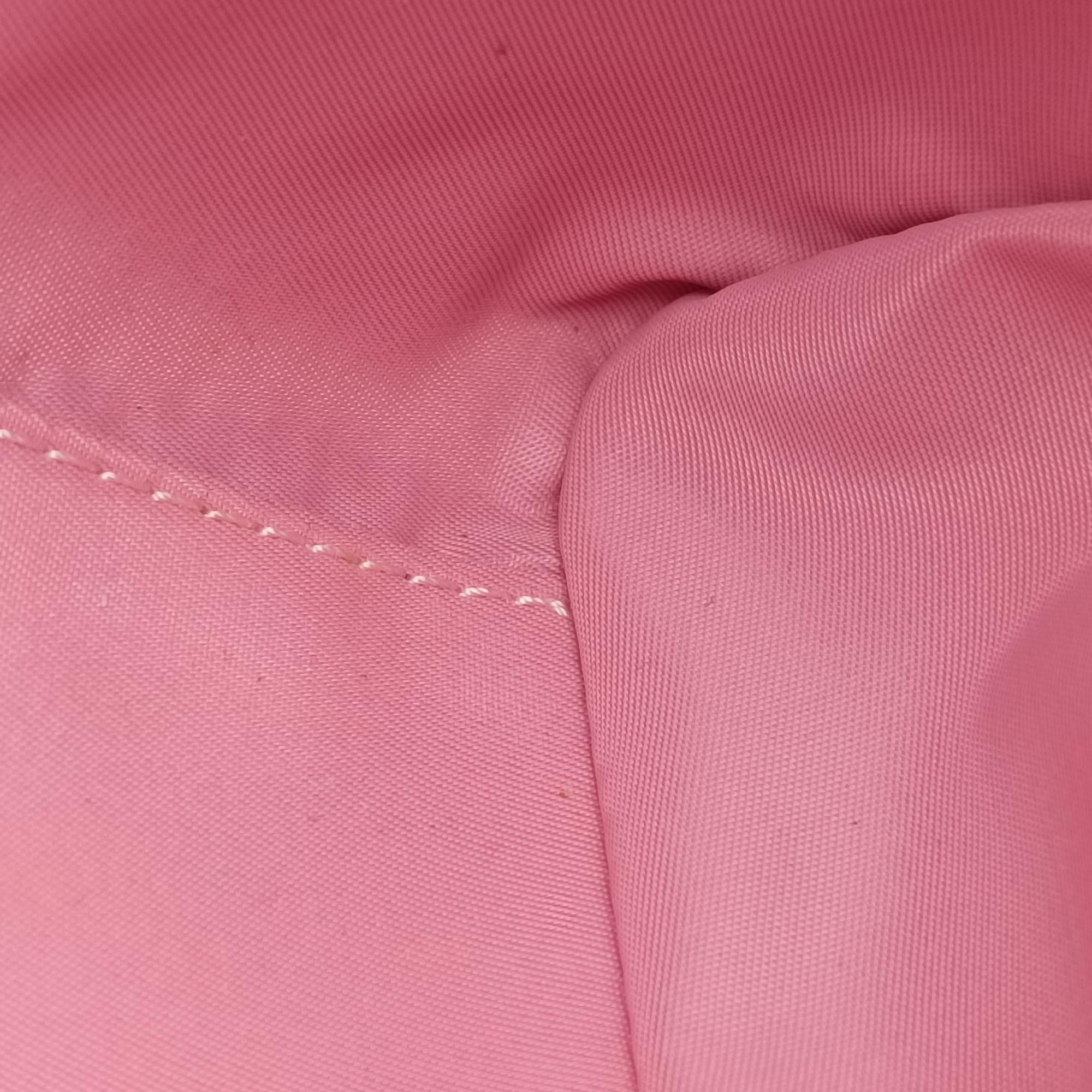 Pre-owned Christian Dior Romantic Trotter Pink pvc coated canvas×Leather  shoulderbag | stylenewstar