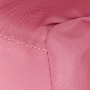 Pre-owned Christian Dior Romantic Trotter Pink pvc coated canvas×Leather  shoulderbag | stylenewstar