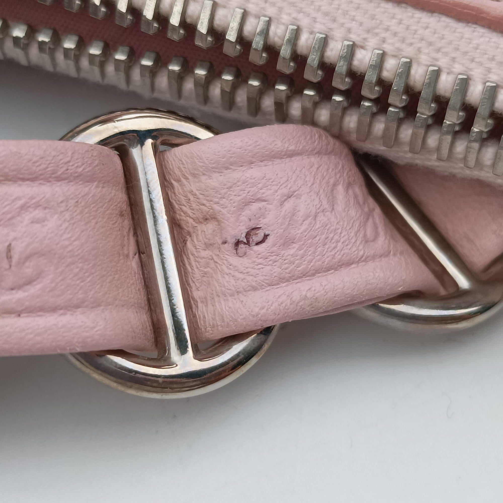 Pre-owned Christian Dior Romantic Trotter Pink pvc coated canvas×Leather  shoulderbag | stylenewstar