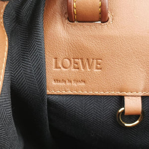 Pre-owned Loewe hammock Brown leather  shoulderbag | stylenewstar