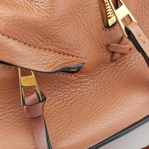 Pre-owned Loewe hammock Brown leather  shoulderbag | stylenewstar
