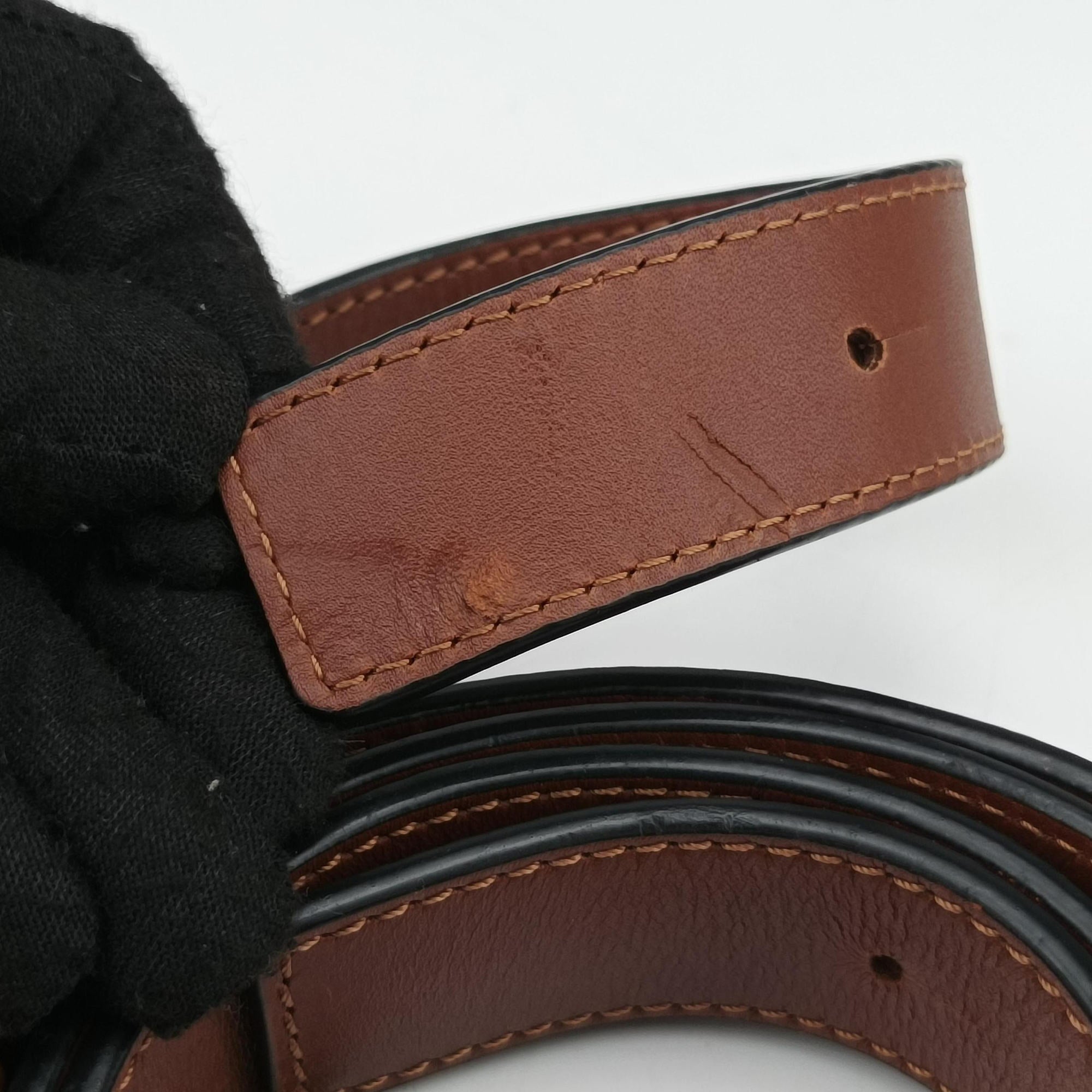 Pre-owned Loewe hammock Brown leather  shoulderbag | stylenewstar