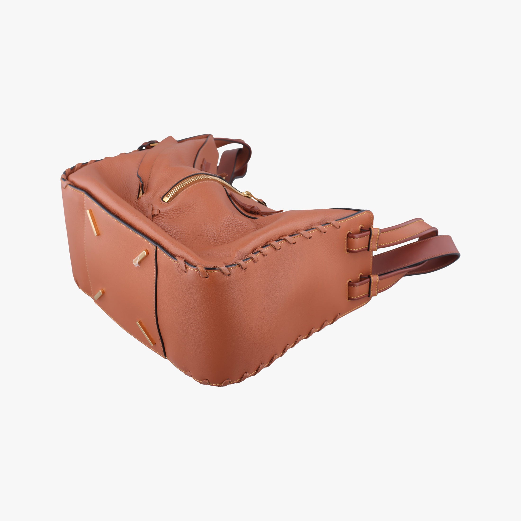 Pre-owned Loewe hammock Brown leather  shoulderbag | stylenewstar