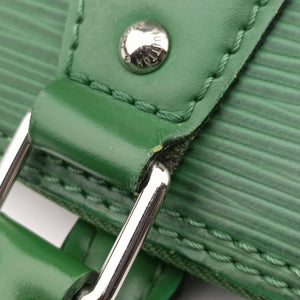 Pre-owned Louis Vuitton Alma GM green epi M40627 handbag | stylenewstar