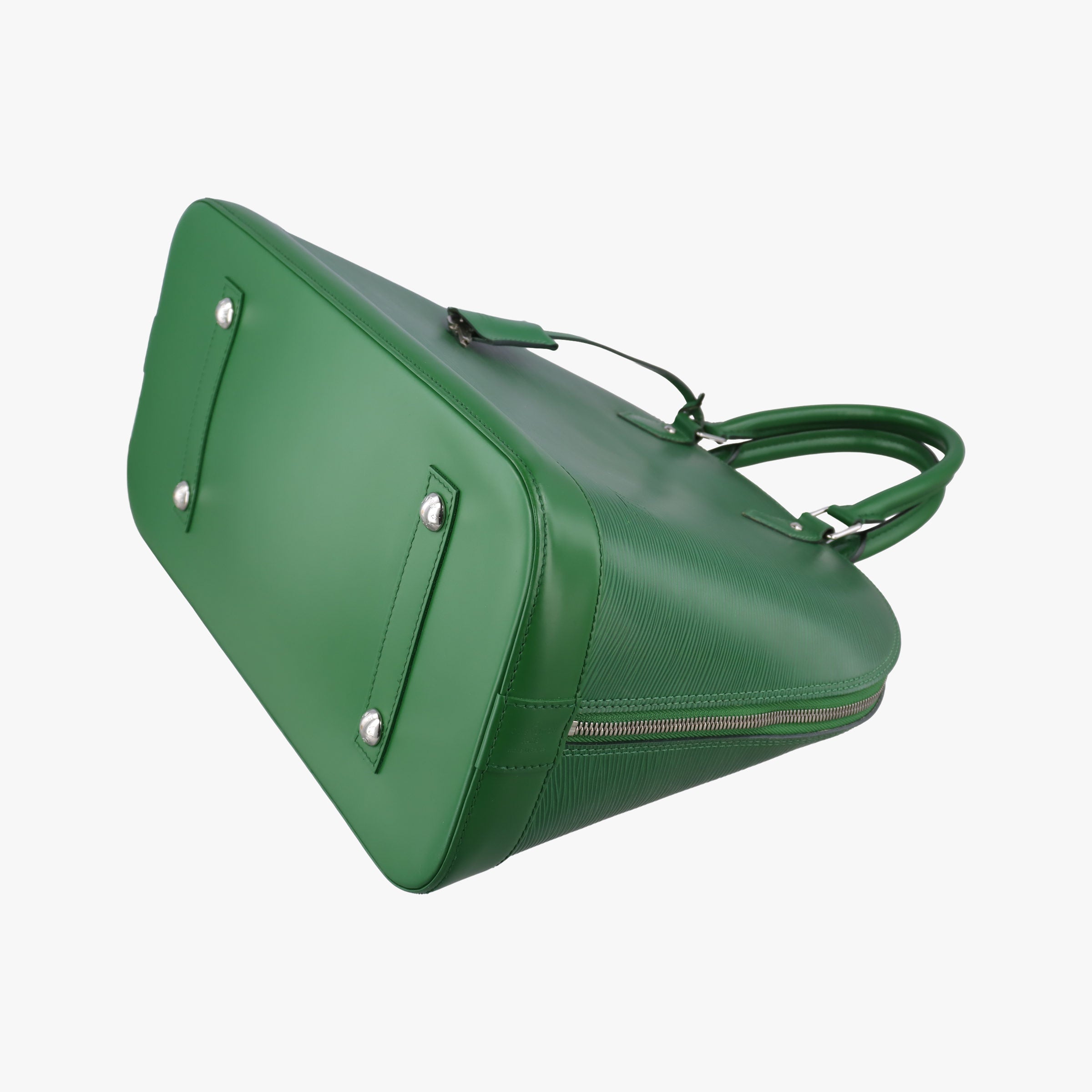 Pre-owned Louis Vuitton Alma GM green epi M40627 handbag | stylenewstar