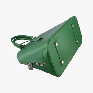 Pre-owned Louis Vuitton Alma GM green epi M40627 handbag | stylenewstar