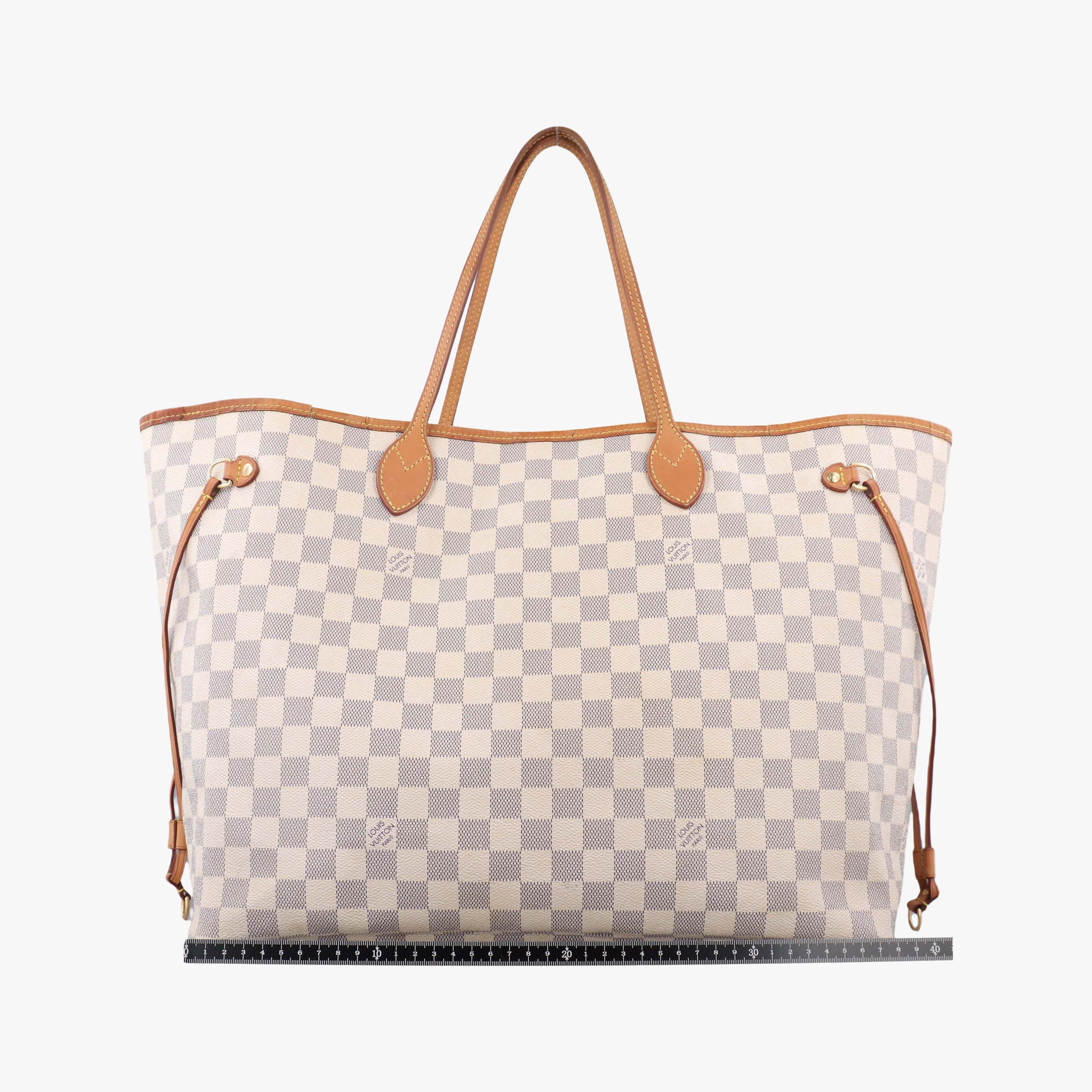 Secondhand Louis Vuitton NEVERFULL GM Azur Damier Canvas N51108 shoulderbag | stylenewstar