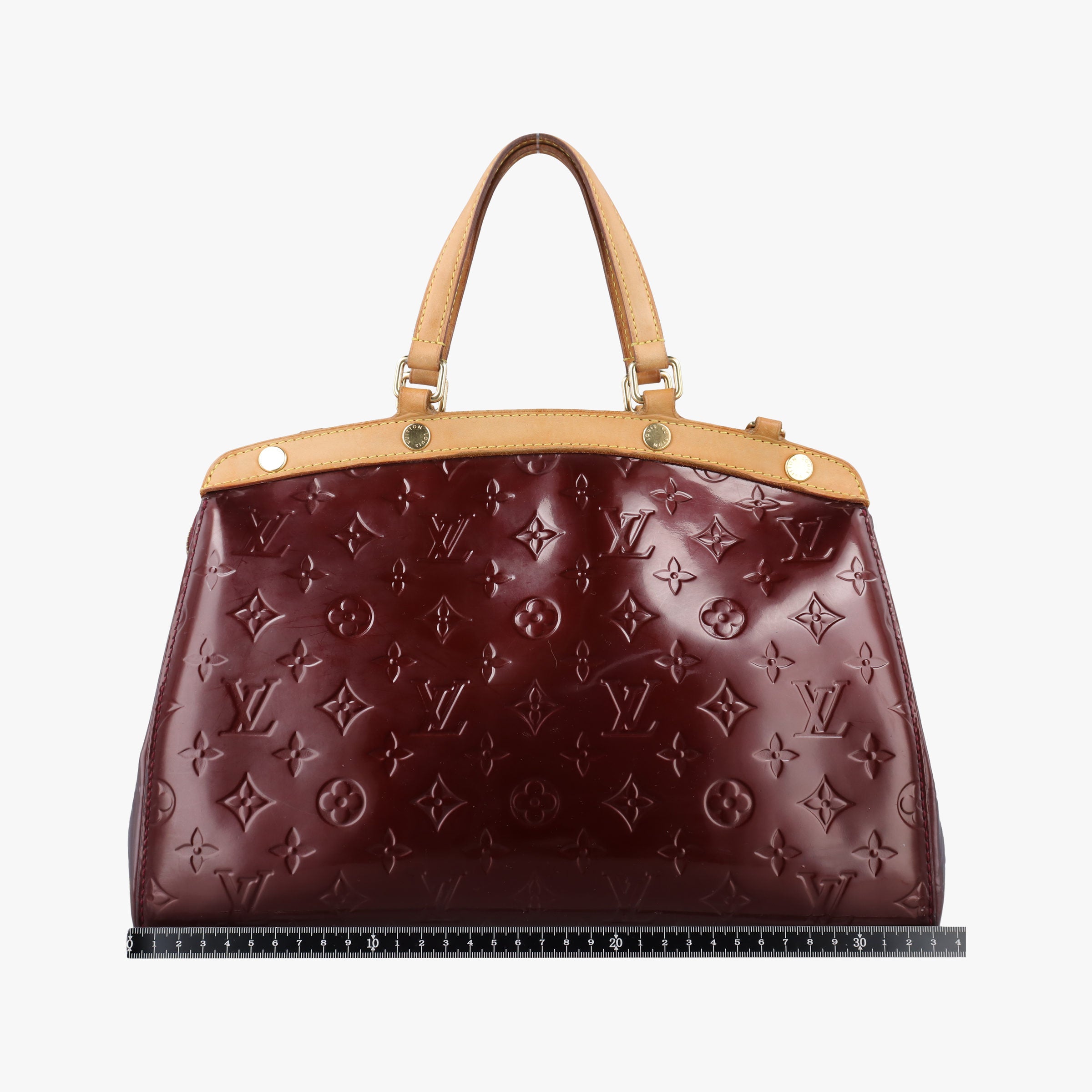 Pre-owned Louis Vuitton Brea MM ROUGE FAUVISTE Vernis M91690 shoulderbag | stylenewstar