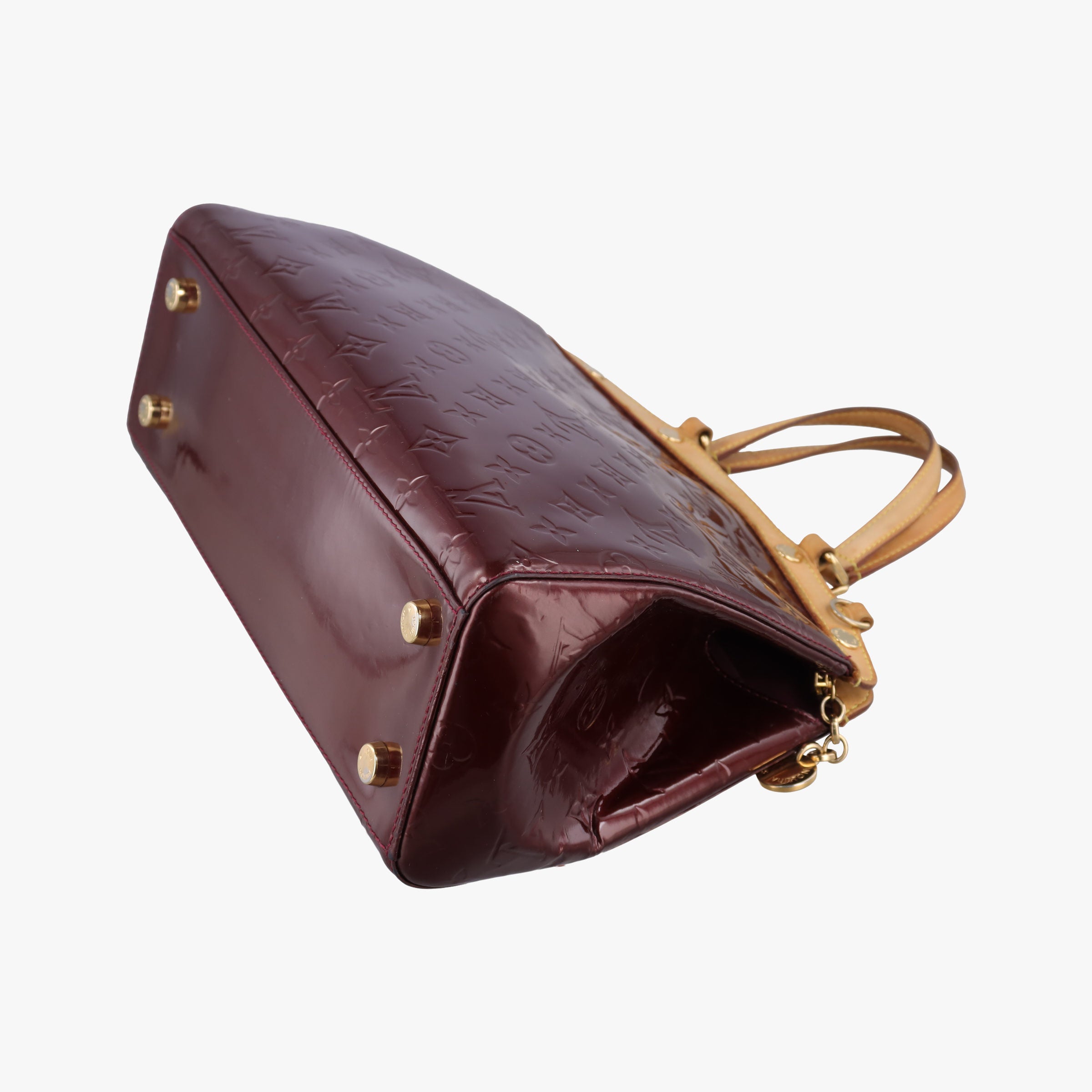 Pre-owned Louis Vuitton Brea MM ROUGE FAUVISTE Vernis M91690 shoulderbag | stylenewstar
