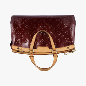 Pre-owned Louis Vuitton Brea MM ROUGE FAUVISTE Vernis M91690 shoulderbag | stylenewstar