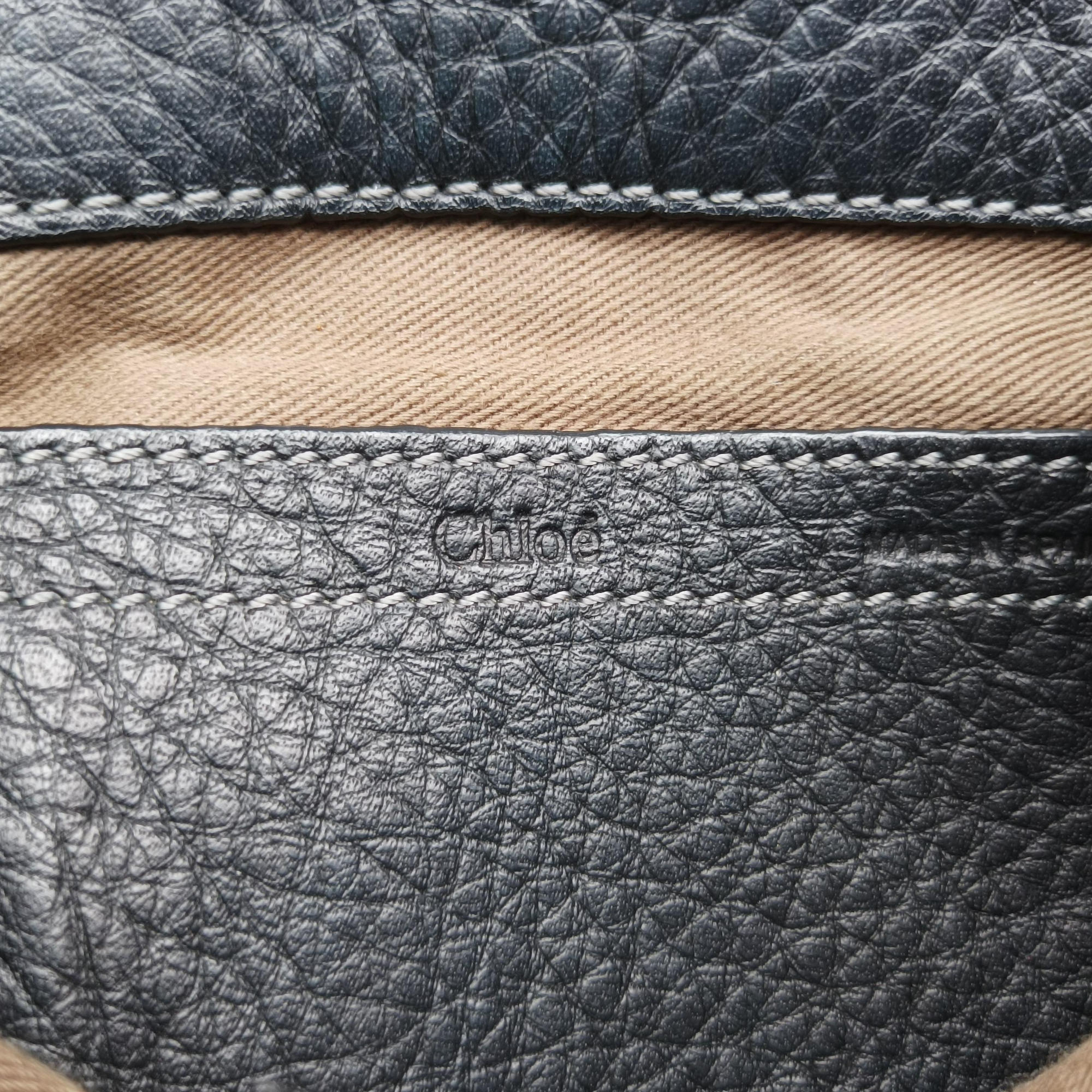 Pre-owned Chloe Mercy Black Leather  shoulderbag | stylenewstar