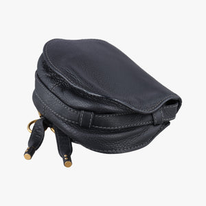 Pre-owned Chloe Mercy Black Leather  shoulderbag | stylenewstar