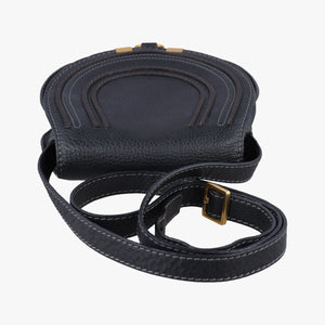 Pre-owned Chloe Mercy Black Leather  shoulderbag | stylenewstar