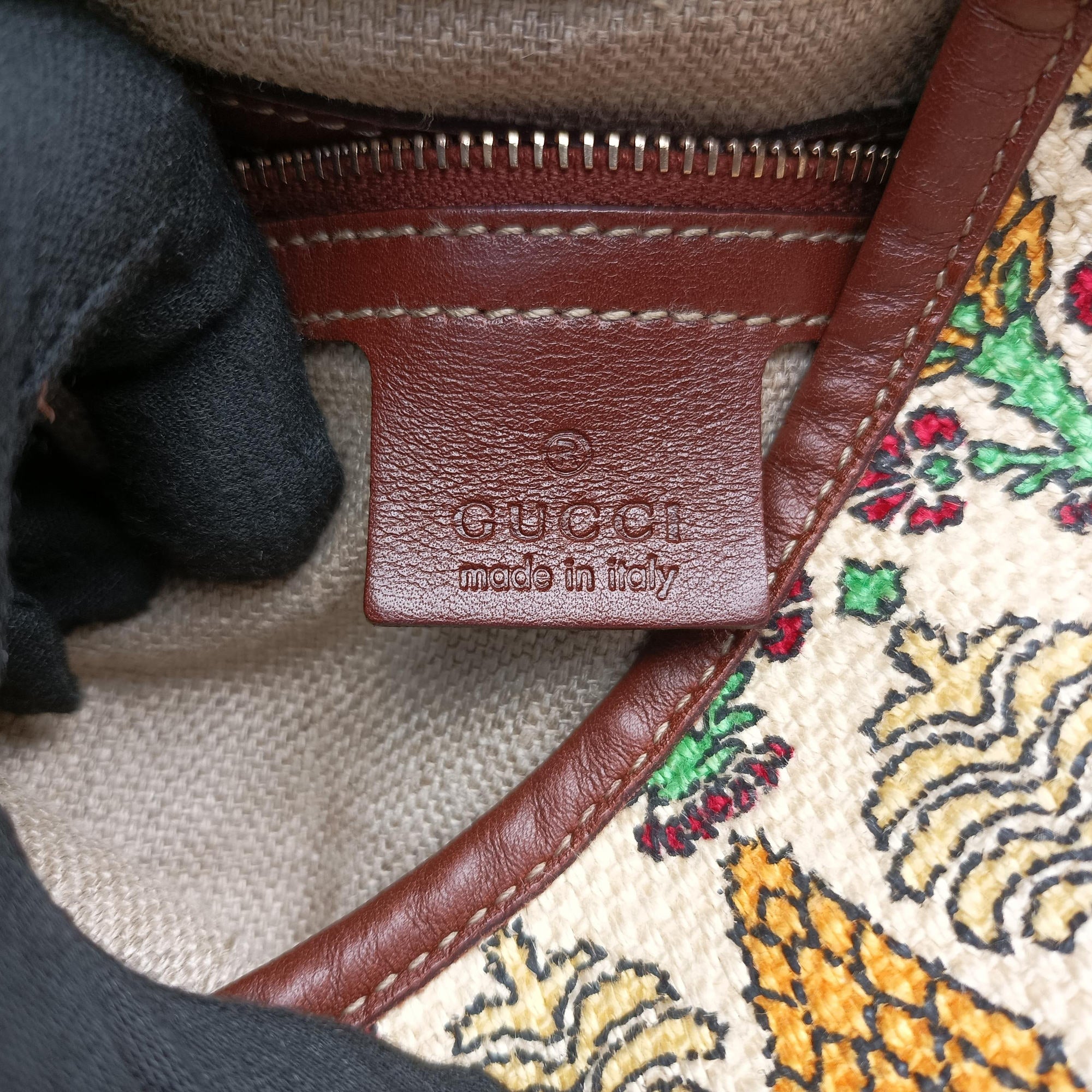 Pre-owned Gucci Jackie O Hobo Brown Canvas×Leather 153029 shoulderbag | stylenewstar