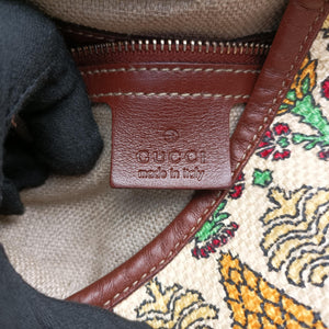 Pre-owned Gucci Jackie O Hobo Brown Canvas×Leather 153029 shoulderbag | stylenewstar