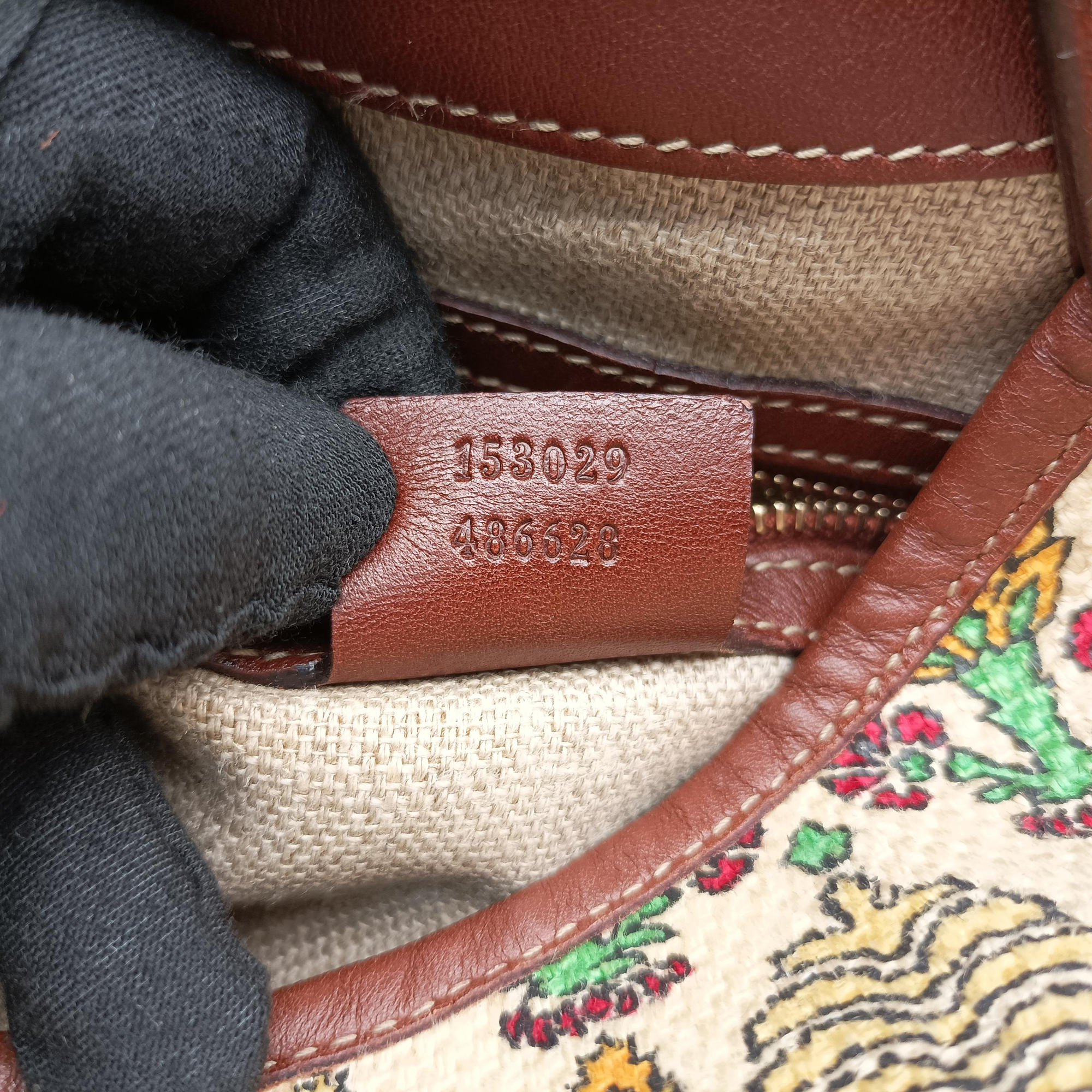 Pre-owned Gucci Jackie O Hobo Brown Canvas×Leather 153029 shoulderbag | stylenewstar