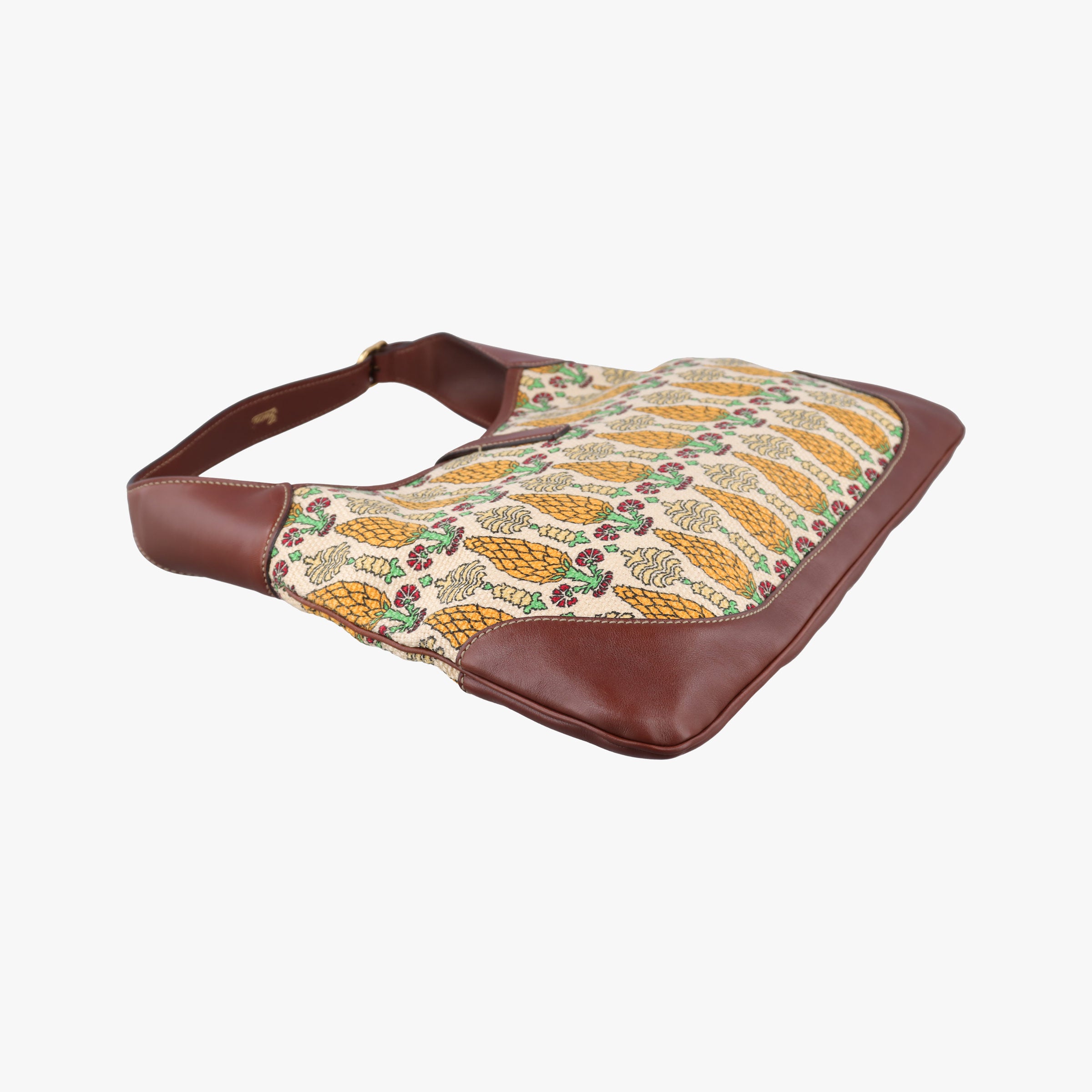 Pre-owned Gucci Jackie O Hobo Brown Canvas×Leather 153029 shoulderbag | stylenewstar