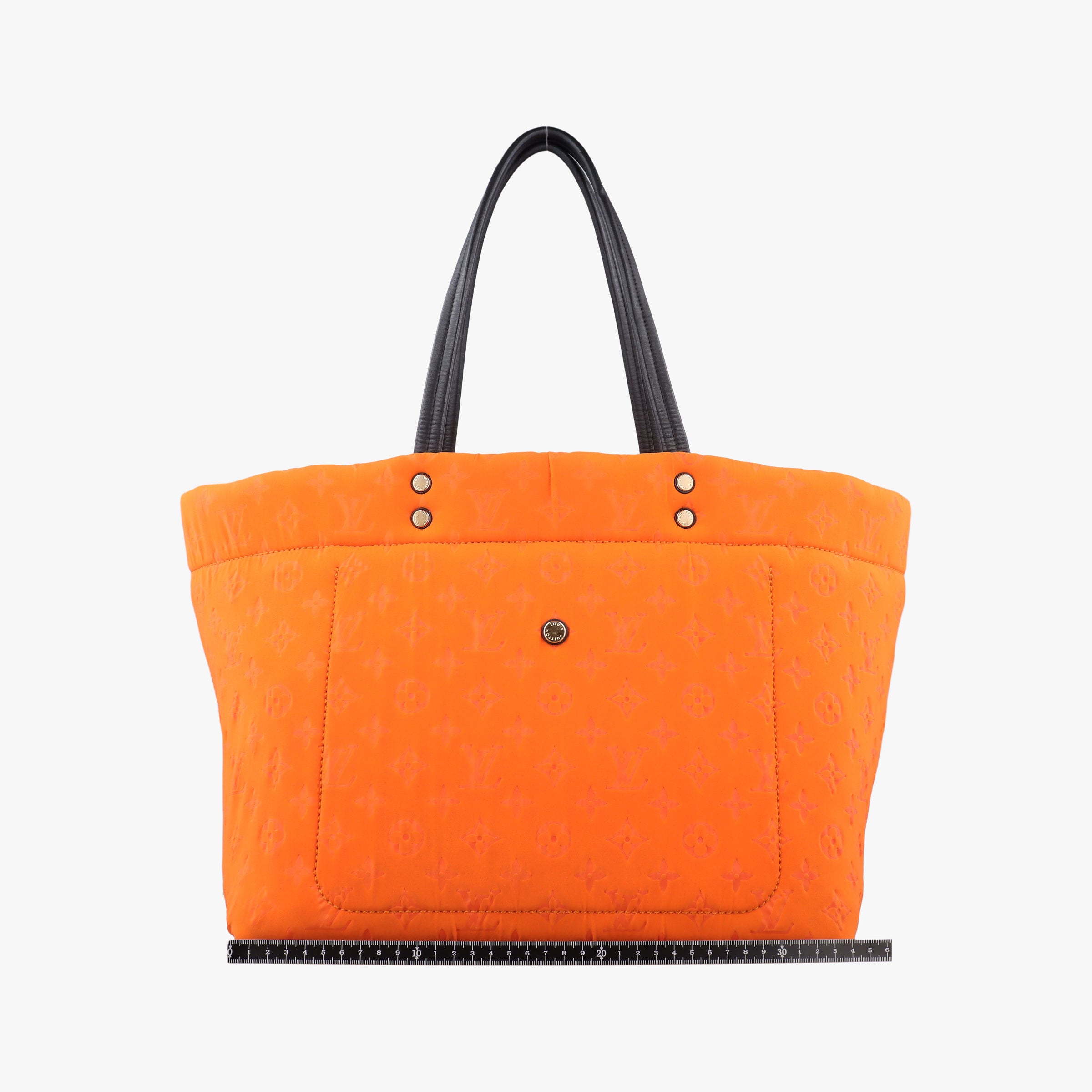 Pre-owned Louis Vuitton Scuba MM Orange Leather×Microfiber M92803 shoulderbag | stylenewstar