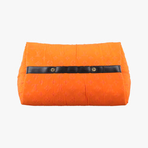 Pre-owned Louis Vuitton Scuba MM Orange Leather×Microfiber M92803 shoulderbag | stylenewstar