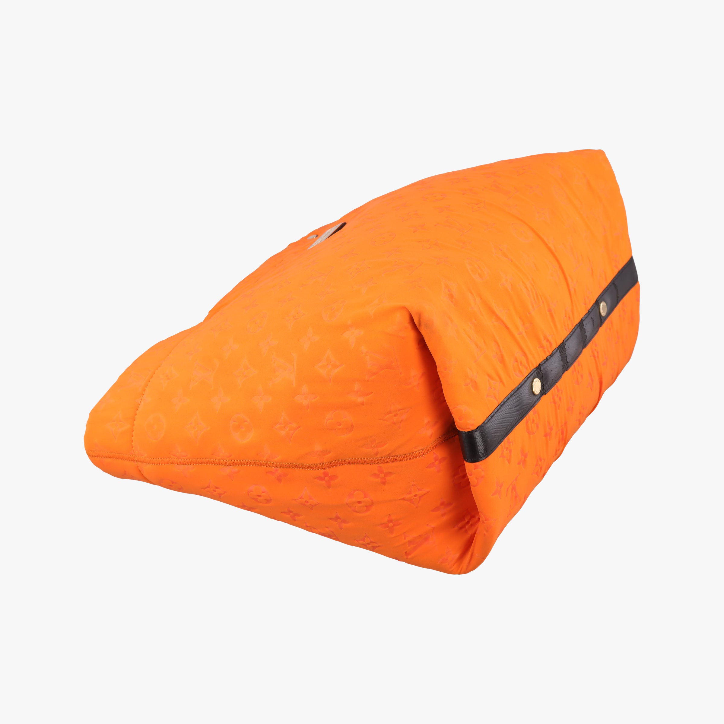 Pre-owned Louis Vuitton Scuba MM Orange Leather×Microfiber M92803 shoulderbag | stylenewstar