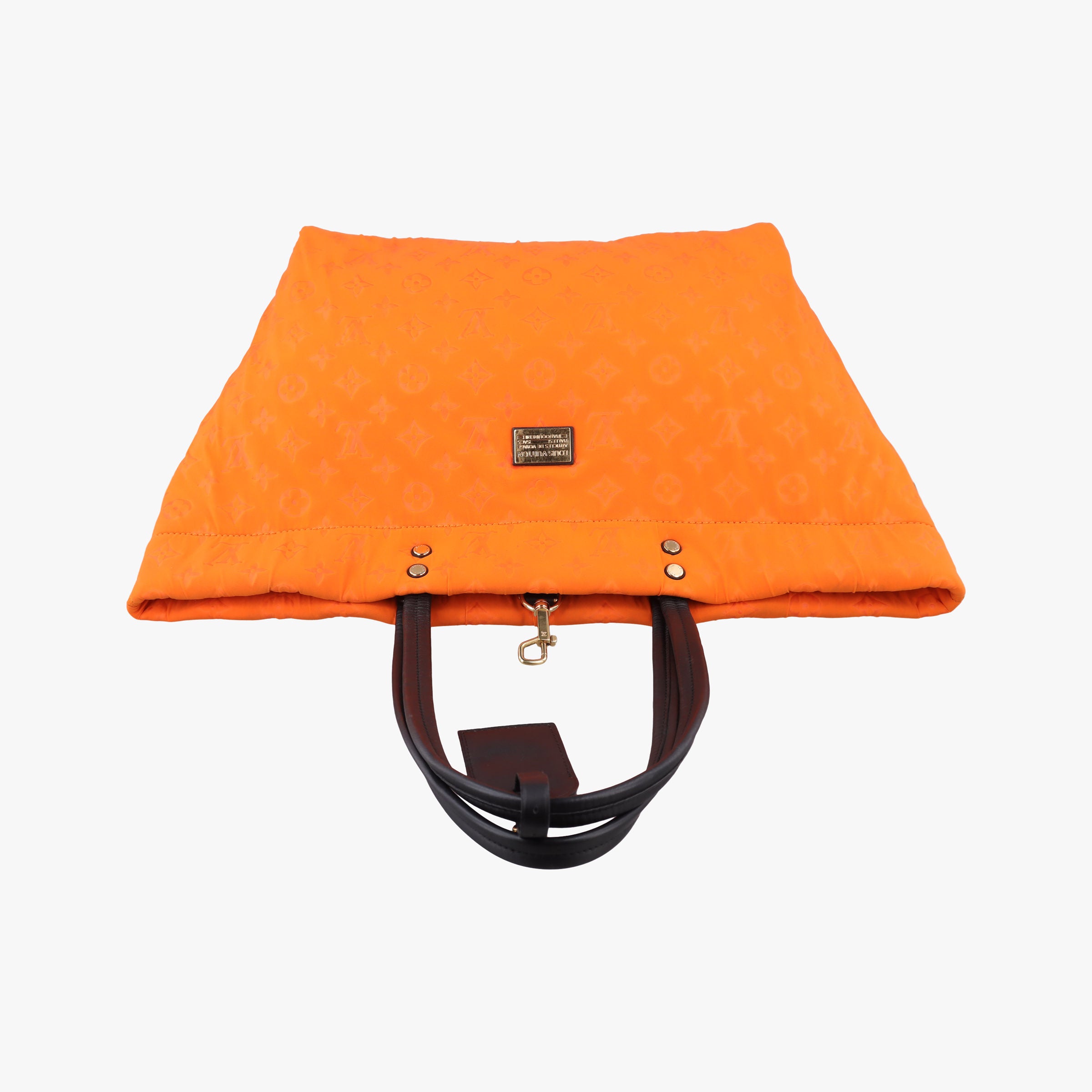 Pre-owned Louis Vuitton Scuba MM Orange Leather×Microfiber M92803 shoulderbag | stylenewstar