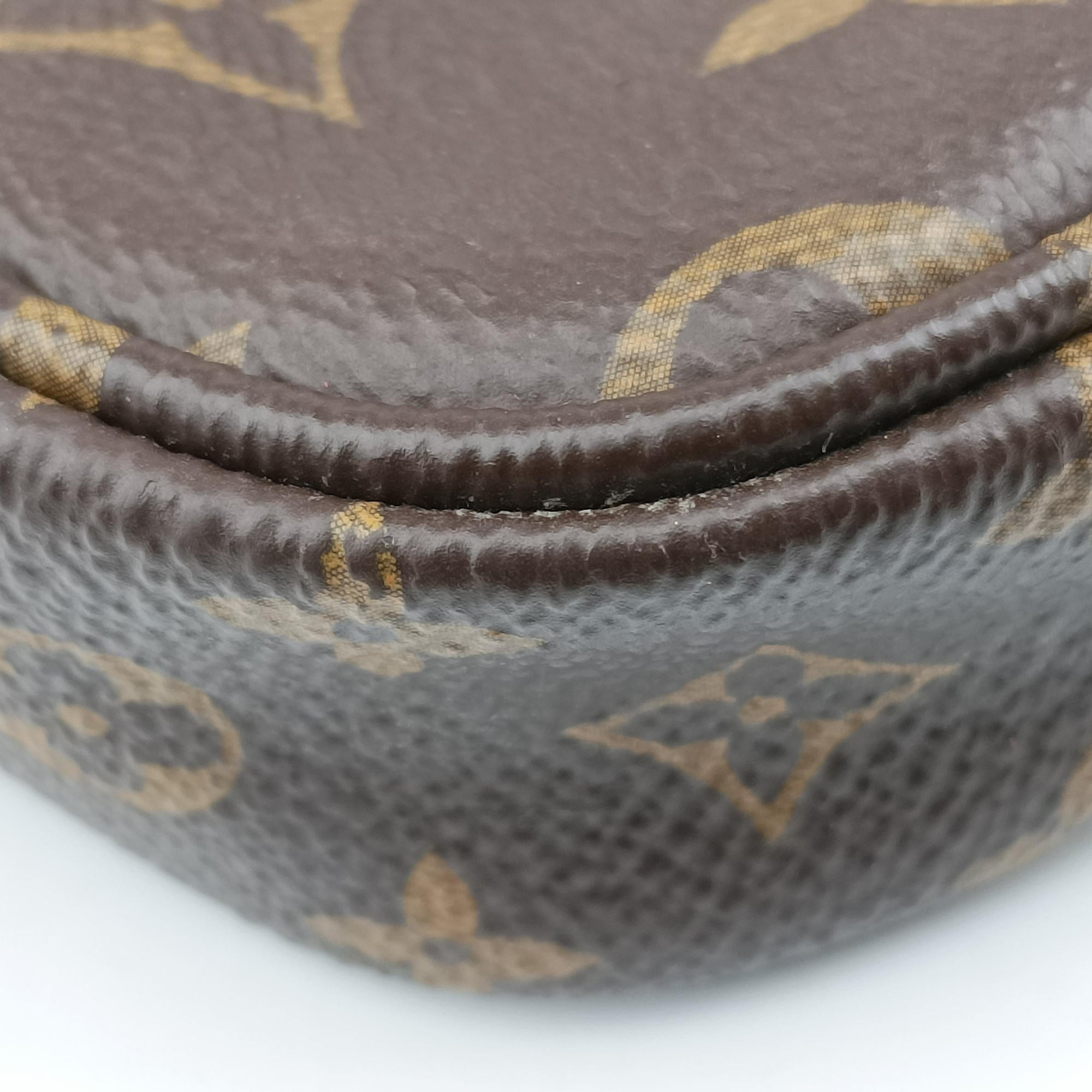 Pre-owned Louis Vuitton MULTI POCHETTE ACCESSOIRES MARRON×khaki Monogram Canvas M44840 shoulderbag | stylenewstar