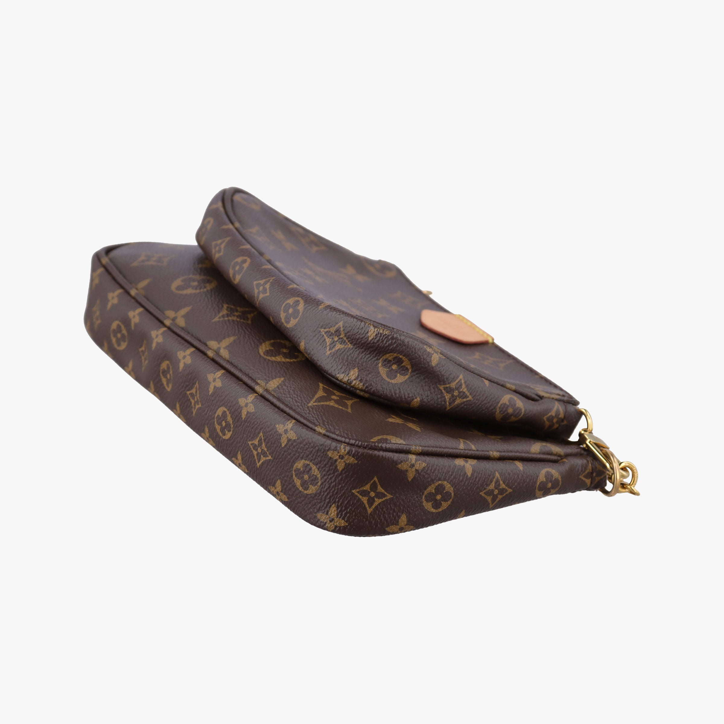 Pre-owned Louis Vuitton MULTI POCHETTE ACCESSOIRES MARRON×khaki Monogram Canvas M44840 shoulderbag | stylenewstar