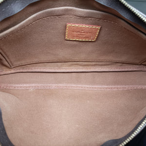 Pre-owned Louis Vuitton MULTI POCHETTE ACCESSOIRES MARRON×khaki Monogram Canvas M44840 shoulderbag | stylenewstar