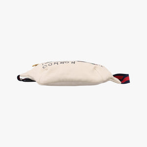 Pre-owned Gucci Print White Leather 493869 bum bag/waist bag | stylenewstar